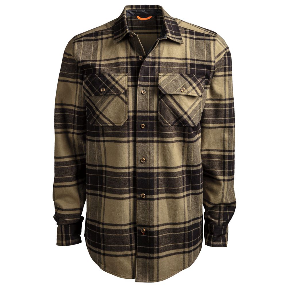 Timberland Πουκαμισα Ανδρικα Ελιά - Pro® Woodfort Heavyweight Flannel Work - Greece 7642581-YR